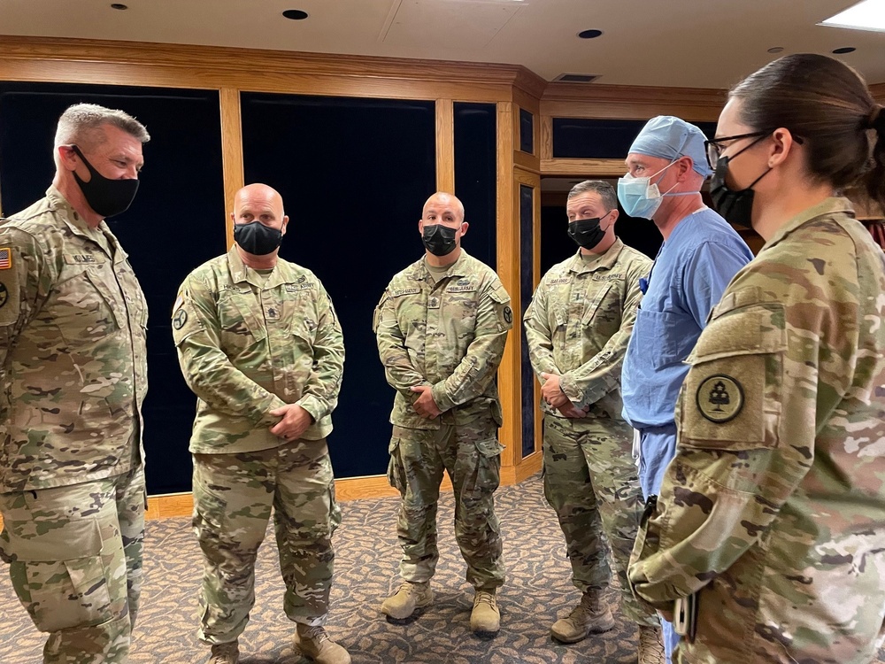 Tenn. Adjutant General visits medical centers fighting COVID-19 pandemic