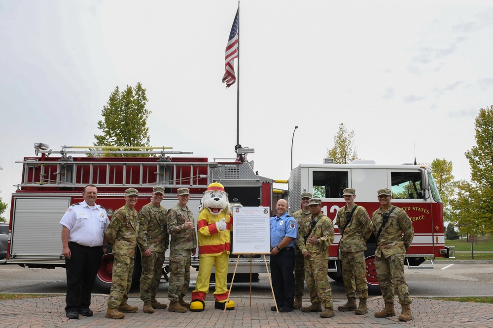 Grand Forks AFB begins National Fire Prevention Week