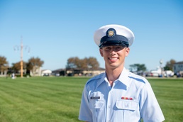 Fireman Anthony Bustamante earns Coast Guard Honor Graduate for boot camp company Delta-201