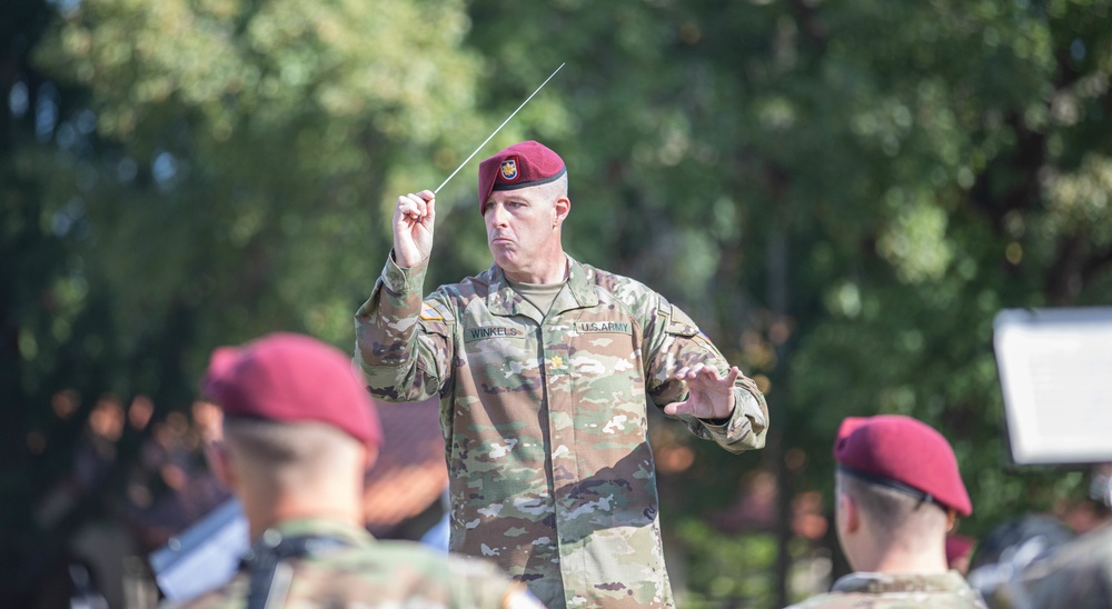 Maj. Gen. Christopher T. Donahue speaks at 9th Infantry Division Memorial Service