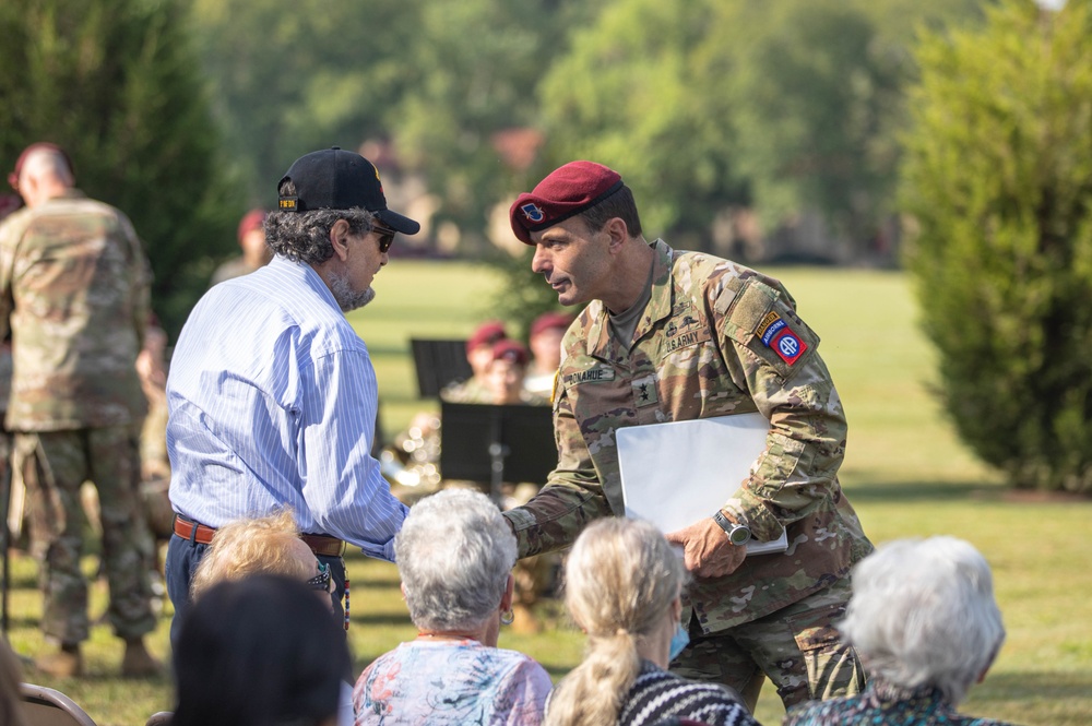 Maj. Gen. Christopher T. Donahue speaks at 9th Infantry Division Memorial Service