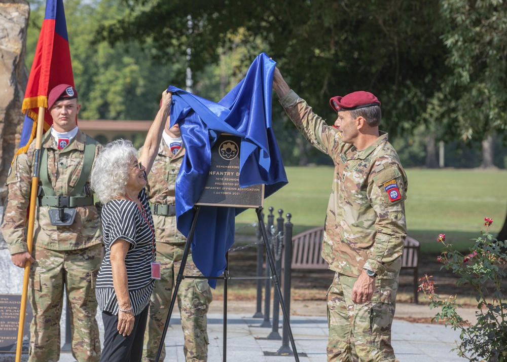 Maj. Gen. Christopher T. Donahue speaks at 9th Infantry Division Memorial Service