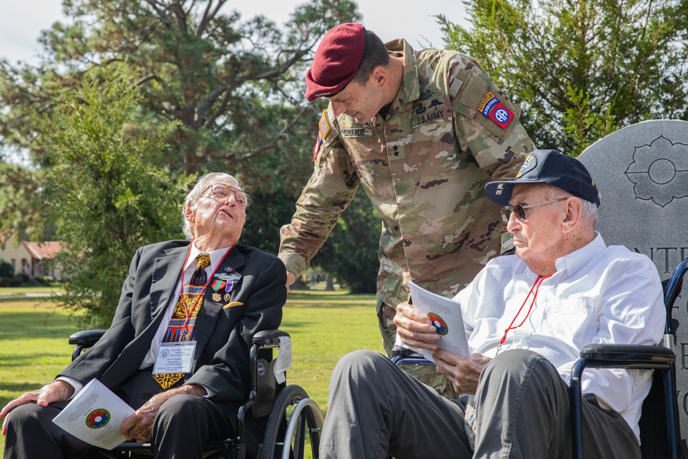 Maj. Gen. Christopher T. Donahue speaks at 9th Infantry Division Memorial Service