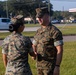 Cpl. Iris Beno receivesNavy and Marine Corps Achievement Medal