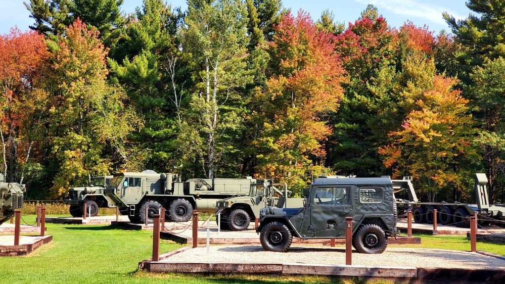 2021 Fall Colors at Fort McCoy's Equipment Park