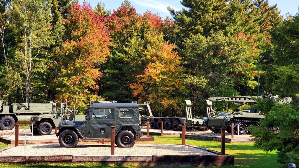 2021 Fall Colors at Fort McCoy's Equipment Park