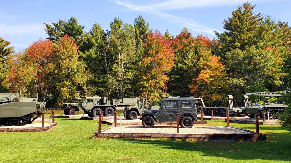 2021 Fall Colors at Fort McCoy's Equipment Park