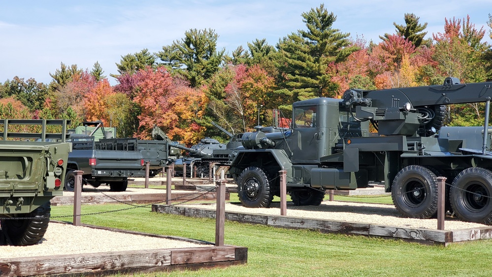 2021 Fall Colors at Fort McCoy's Equipment Park