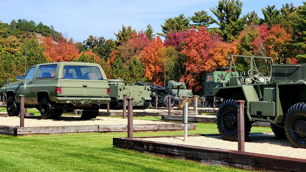 2021 Fall Colors at Fort McCoy's Equipment Park