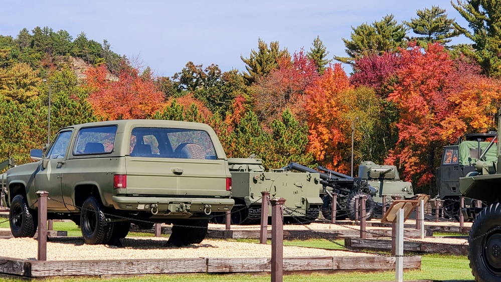 2021 Fall Colors at Fort McCoy's Equipment Park