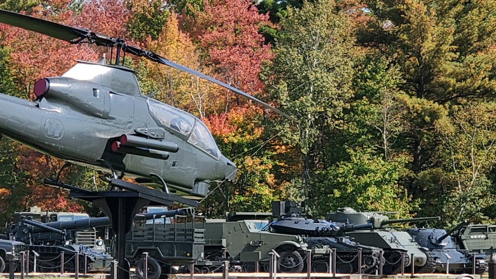 2021 Fall Colors at Fort McCoy's Equipment Park