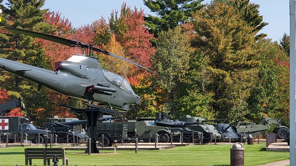 2021 Fall Colors at Fort McCoy's Equipment Park