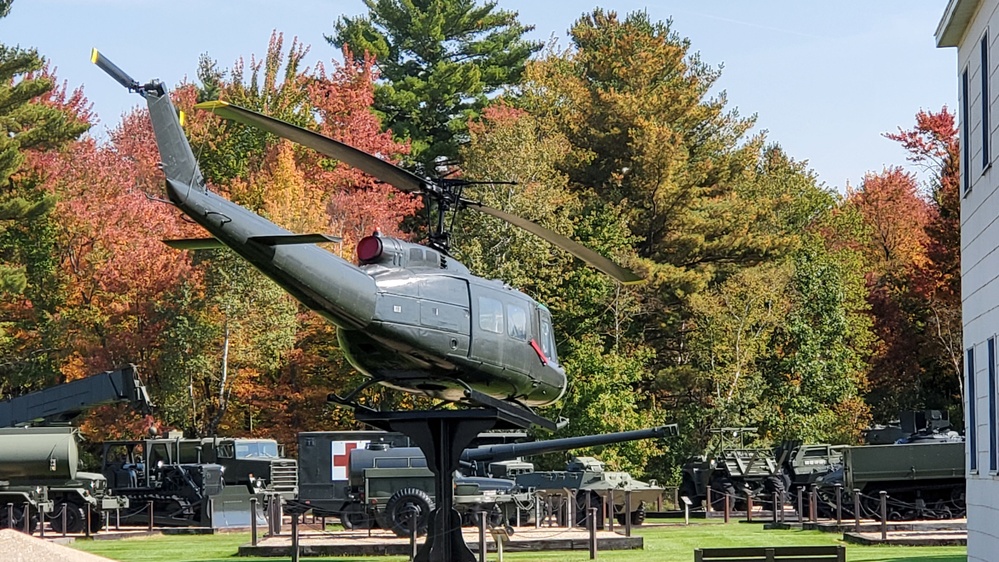 2021 Fall Colors at Fort McCoy's Equipment Park