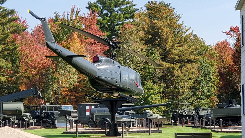 2021 Fall Colors at Fort McCoy's Equipment Park
