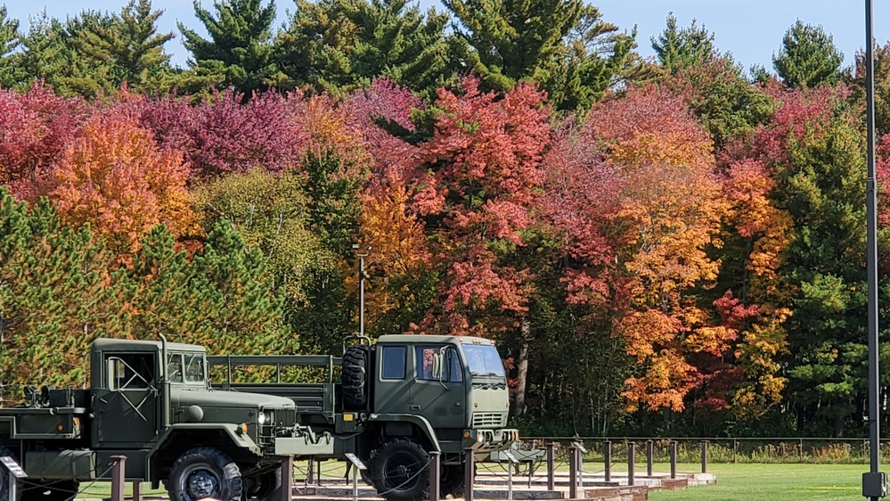 2021 Fall Colors at Fort McCoy's Equipment Park