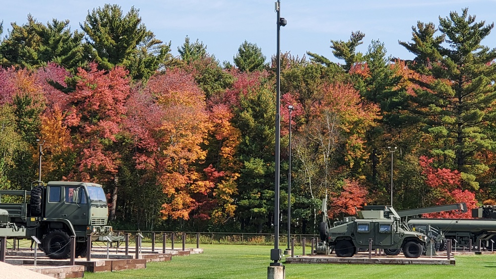 2021 Fall Colors at Fort McCoy's Equipment Park
