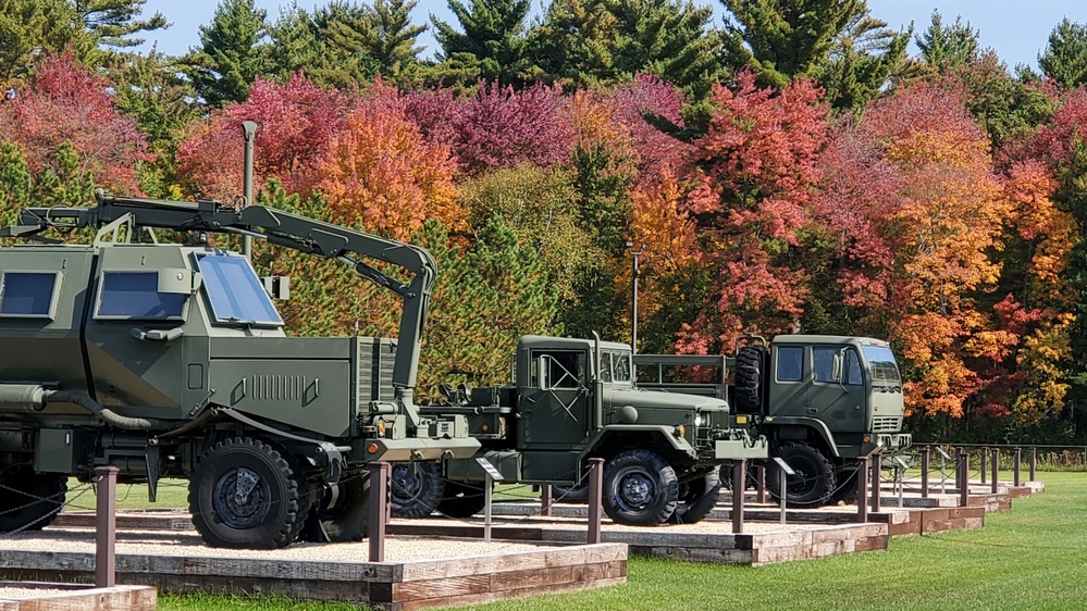 2021 Fall Colors at Fort McCoy's Equipment Park
