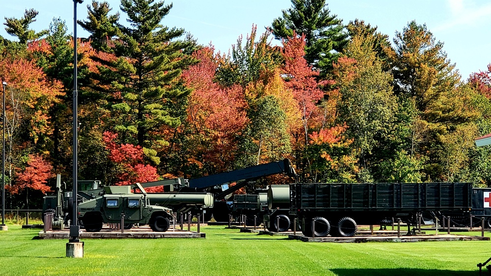 2021 Fall Colors at Fort McCoy's Equipment Park