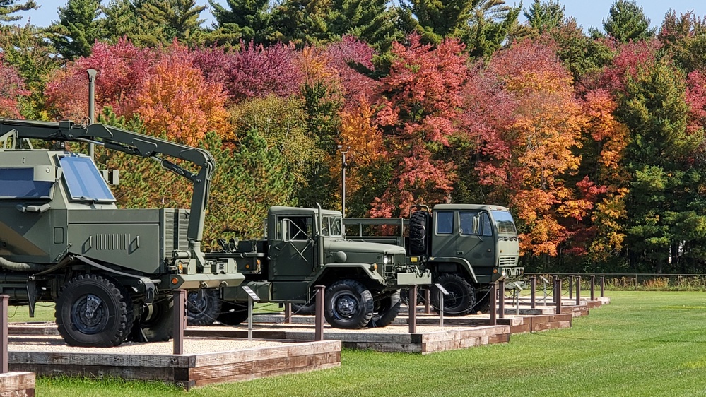 2021 Fall Colors at Fort McCoy's Equipment Park