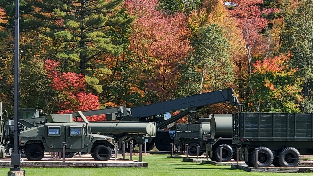 2021 Fall Colors at Fort McCoy's Equipment Park