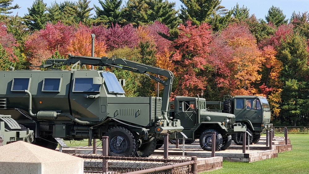 2021 Fall Colors at Fort McCoy's Equipment Park