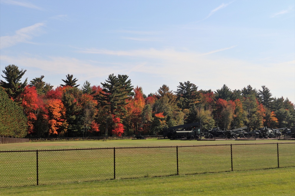2021 Fall Colors at Fort McCoy's Equipment Park