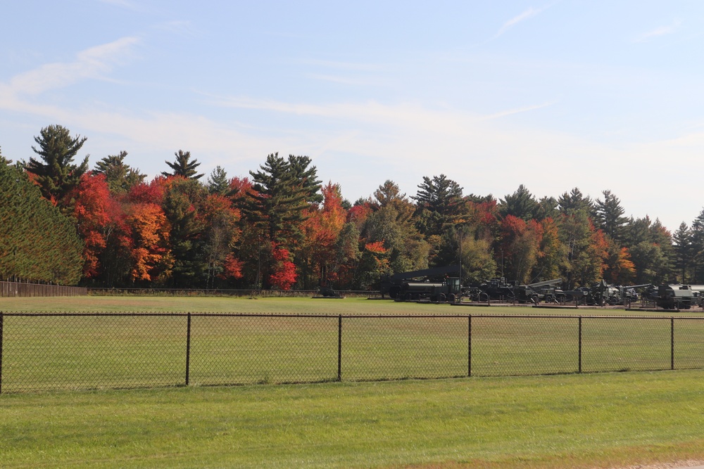 2021 Fall Colors at Fort McCoy's Equipment Park