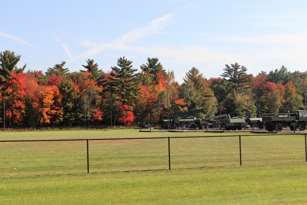 2021 Fall Colors at Fort McCoy's Equipment Park