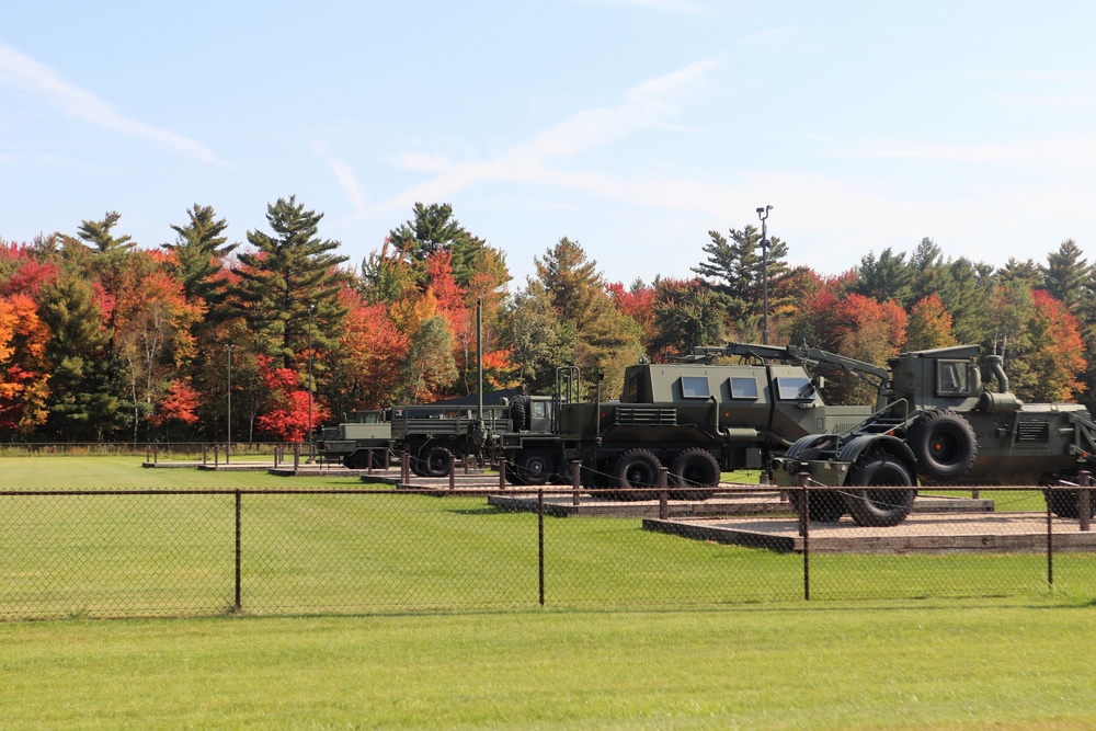 2021 Fall Colors at Fort McCoy's Equipment Park