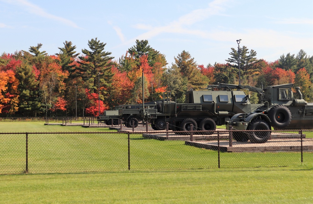 2021 Fall Colors at Fort McCoy's Equipment Park