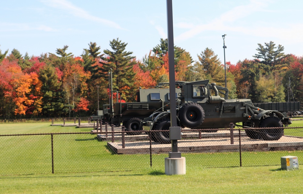 2021 Fall Colors at Fort McCoy's Equipment Park