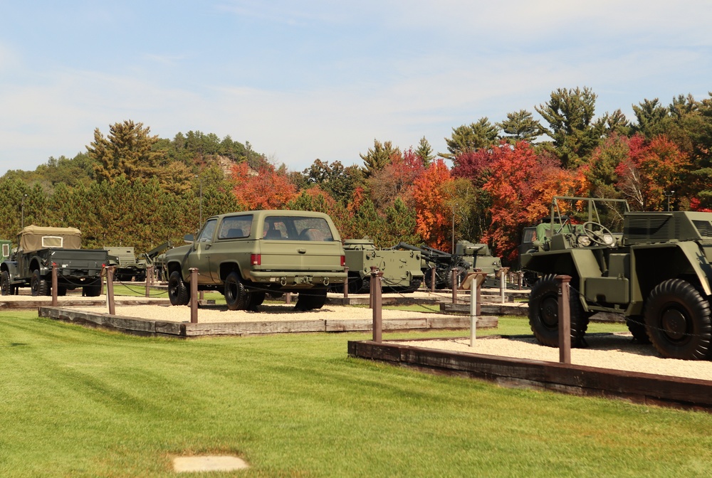 2021 Fall Colors at Fort McCoy's Equipment Park