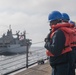 USS Mustin conducts replenishment with Peruvian Navy