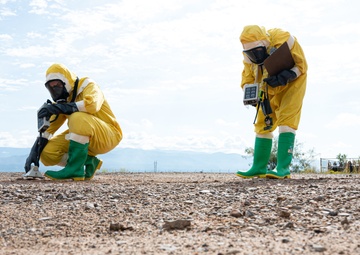 Emergency management Airmen hold radiological survey exercise