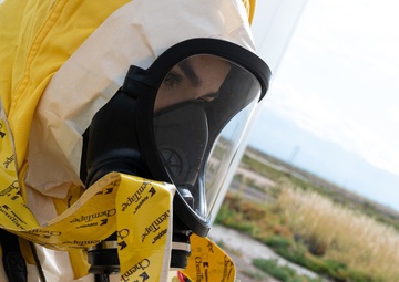 Emergency management Airmen hold radiological survey exercise