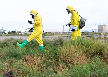 Emergency management Airmen hold radiological survey exercise