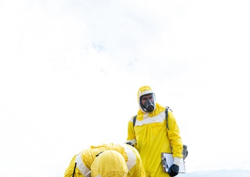 Emergency management Airmen hold radiological survey exercise