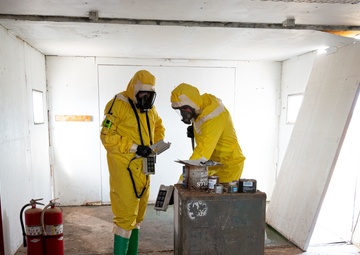 Emergency management Airmen hold radiological survey exercise