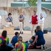 USS Constitution crew speak at elementary school