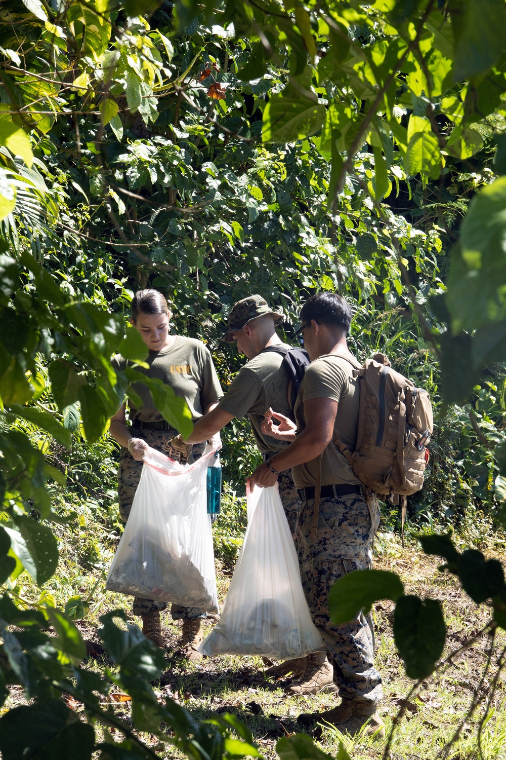 Task Force Koa Moana 21 joins Palau in World Clean-Up Day