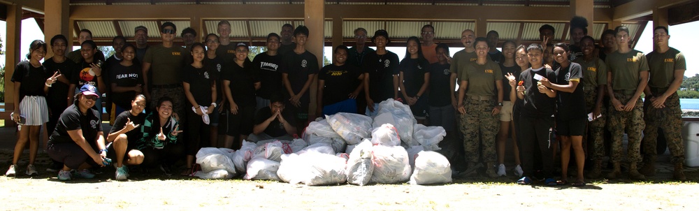 Task Force Koa Moana 21 joins Palau in World Clean-Up Day