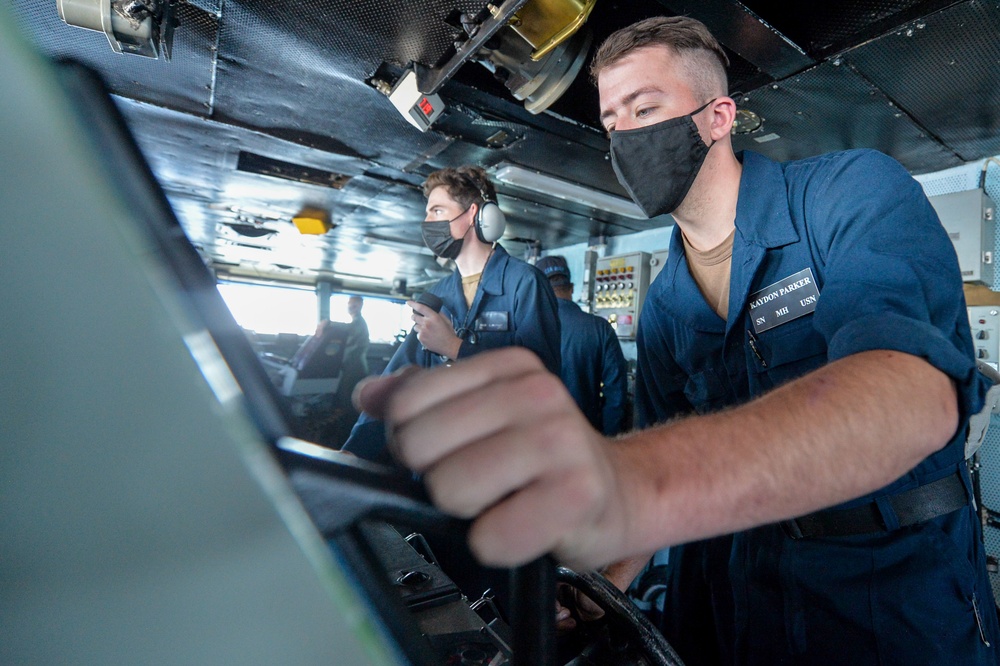 Truman is conducting readiness training in the Atlantic Ocean in preparation for future operations.