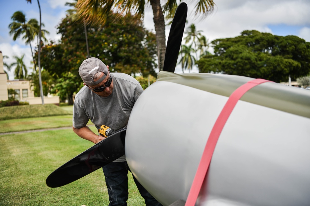 New heritage statics &quot;lands&quot; at 15th Wing