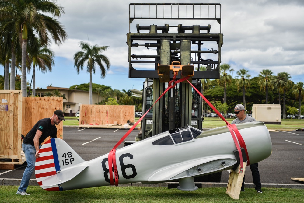 New heritage statics &quot;lands&quot; at 15th Wing