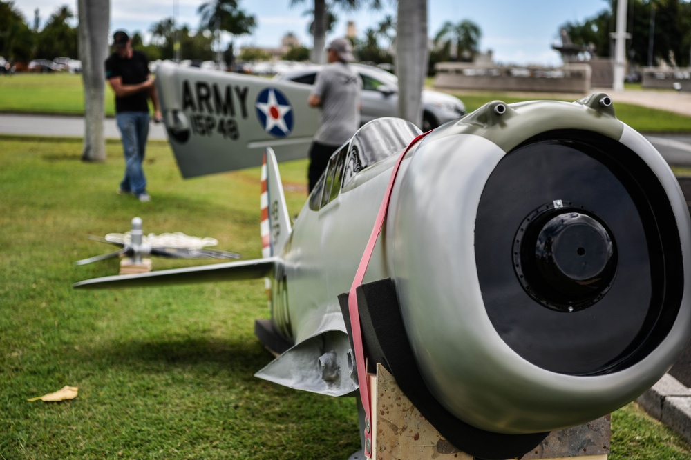 New heritage statics &quot;lands&quot; at 15th Wing