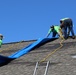 Hurricane Ida: Blue Roof installation