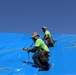 Hurricane Ida: Blue Roof installation
