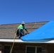 Hurricane Ida: Blue Roof installation