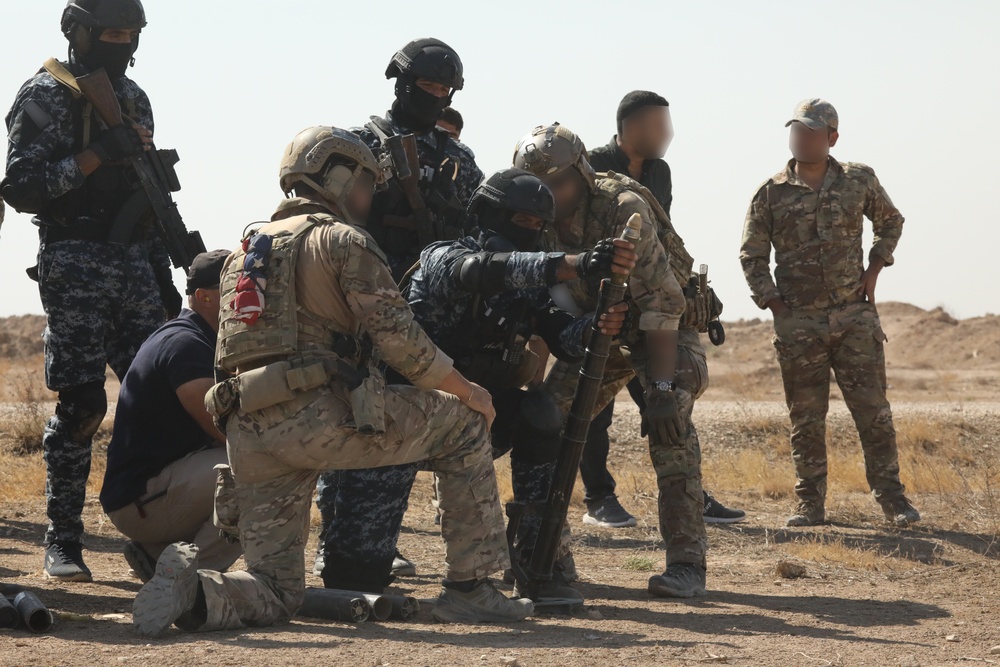 Anti-terror Forces (HAT) attend Bradley Fighting Vehicle and Mortar Range