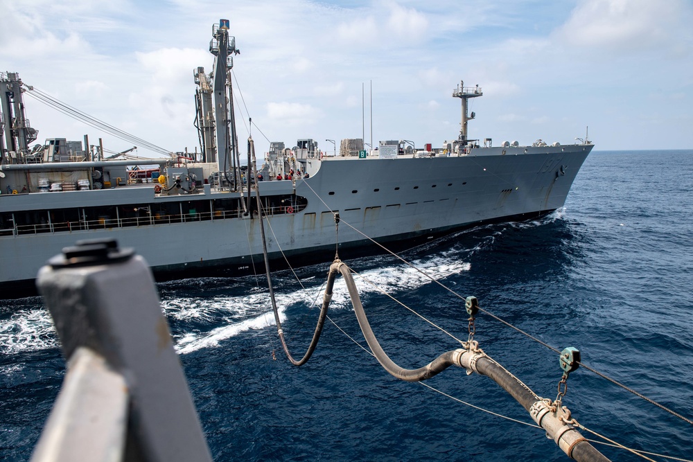 USS Michael Murphy Conducts Replenishment at Sea
